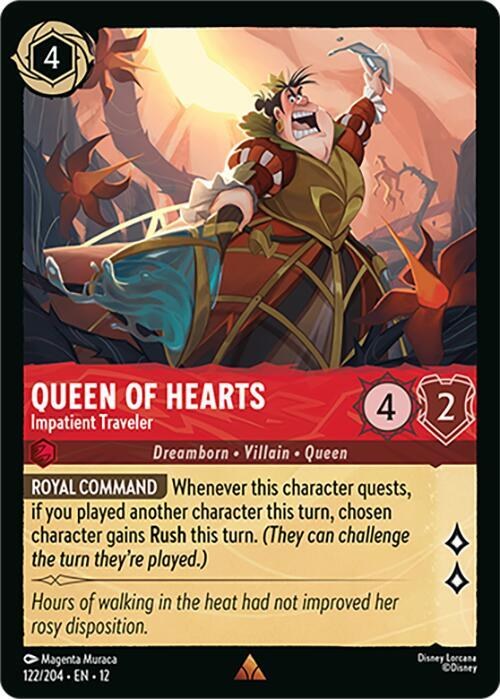 Queen of Hearts - Impatient Traveler - Cold Foil