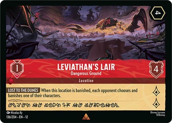 Leviathan's Lair - Dangerous Ground - Cold Foil