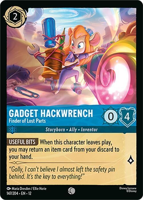 Gadget Hackwrench - Finder of Lost Parts - Cold Foil