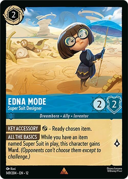 Edna Mode - Super Suit Designer - Cold Foil