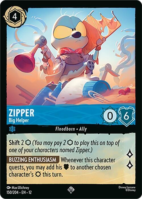 Zipper - Big Helper - Cold Foil