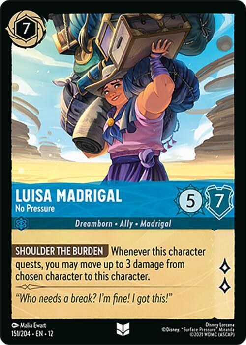 Luisa Madrigal - No Pressure - Cold Foil