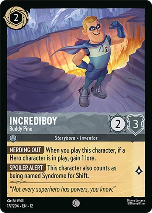 Incrediboy - Buddy Pine - Cold Foil