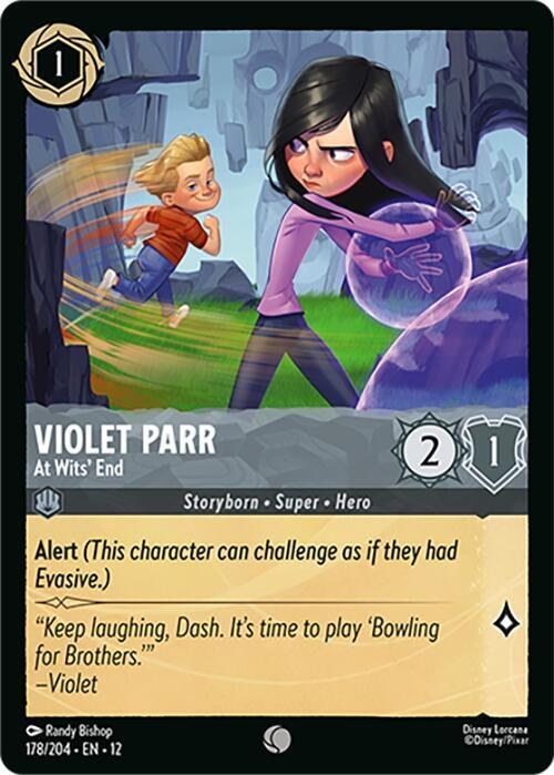 Violet Parr - At Wits' End - Cold Foil