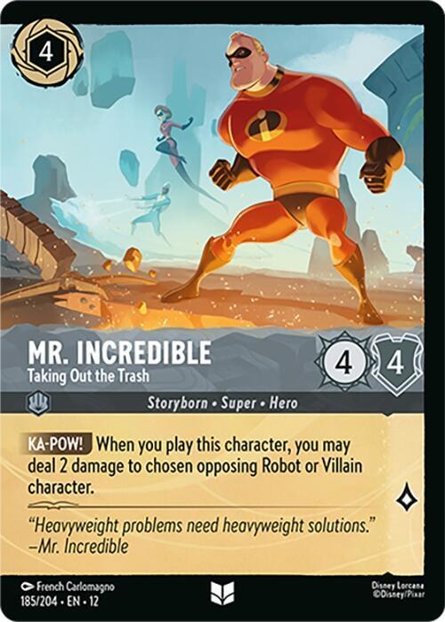 Mr. Incredible - Taking Out the Trash - Foil