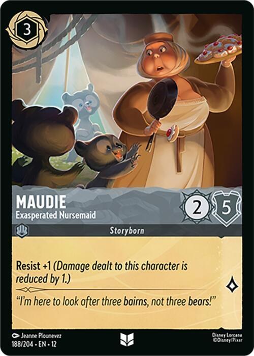 Maudie - Exasperated Nursemaid - Cold Foil