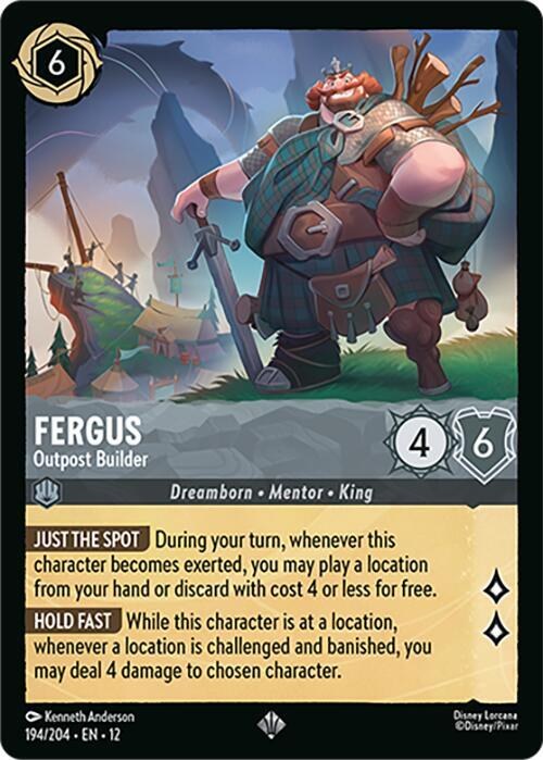 Fergus - Outpost Builder - Cold Foil