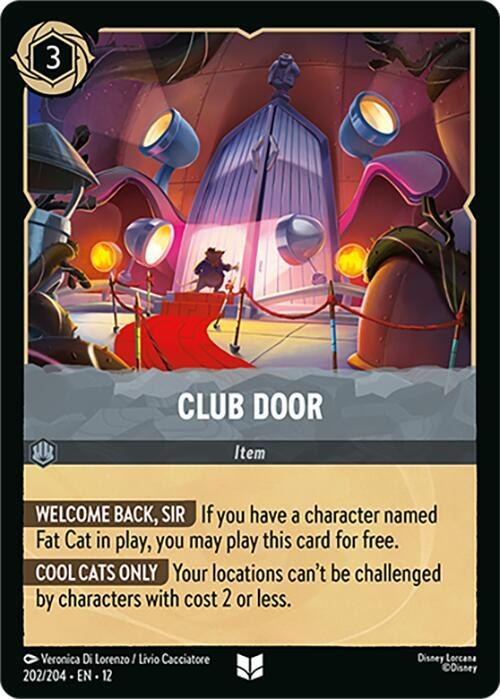 Club Door - Cold Foil