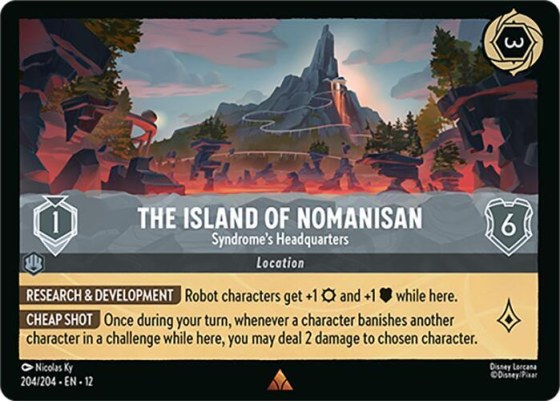 The Island of Nomanisan - Syndrome's Headquarters - Cold Foil