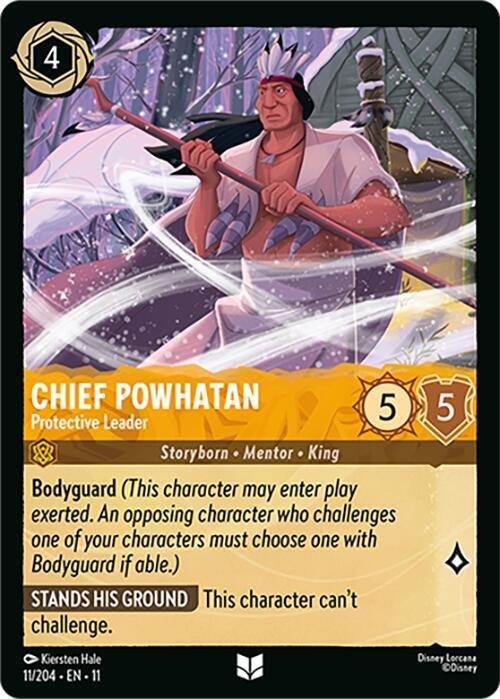 Chief Powhatan - Protective Leader - Cold Foil