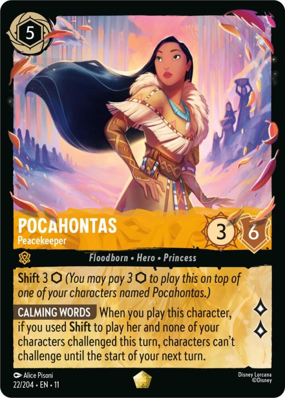 Pocahontas - Peacekeeper - Cold Foil