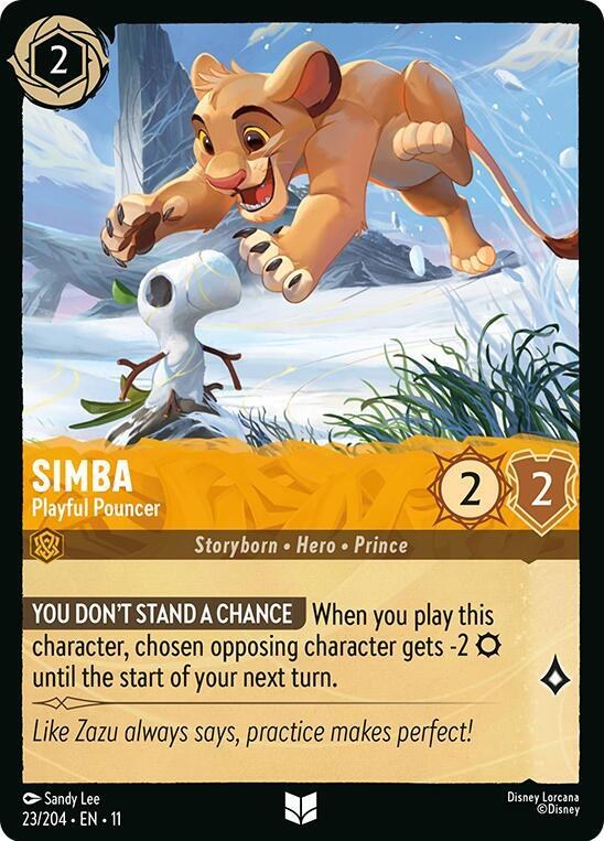 Simba - Playful Pouncer - Cold Foil