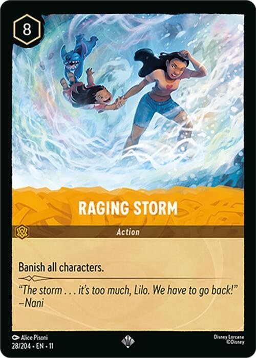 Raging Storm - Cold Foil