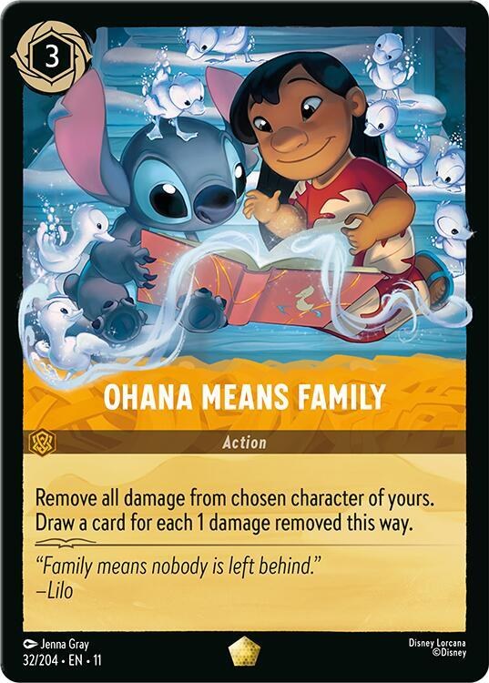Ohana Means Family - Cold Foil