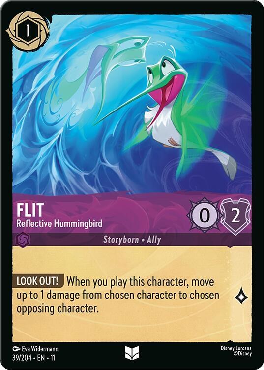 Flit - Reflective Hummingbird - Cold Foil