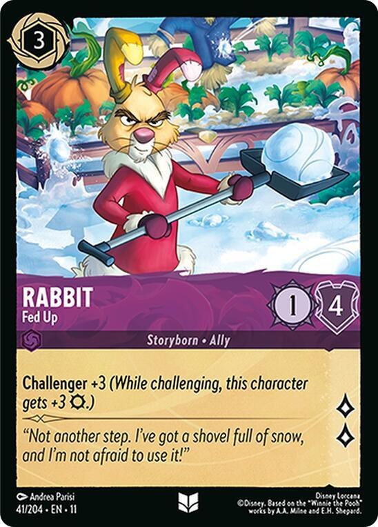 Rabbit - Fed Up - Cold Foil