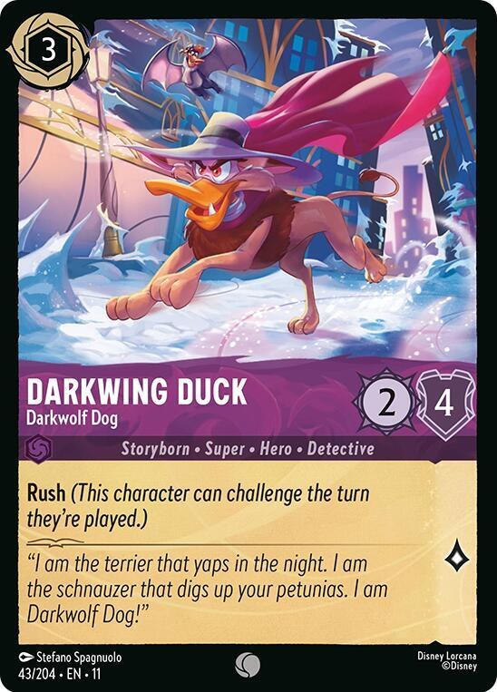 Darkwing Duck - Darkwolf Dog - Cold Foil