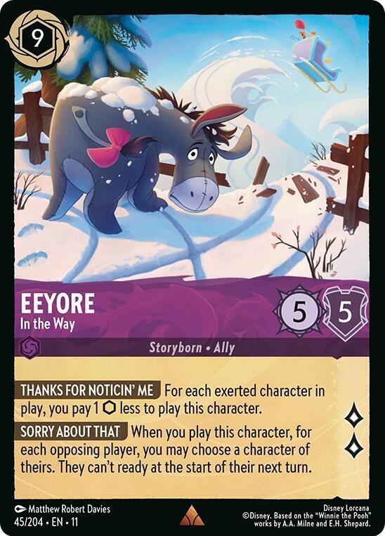 Eeyore - In the Way - Cold Foil