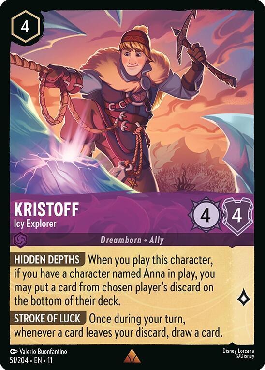 Kristoff - Icy Explorer - Cold Foil