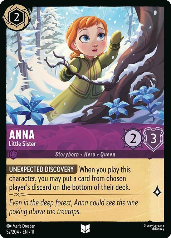 Anna - Little Sister - Cold Foil