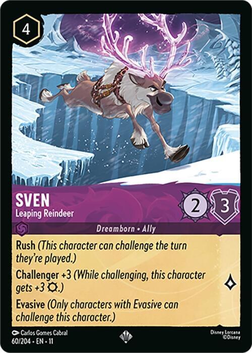 Sven - Leaping Reindeer - Cold Foil