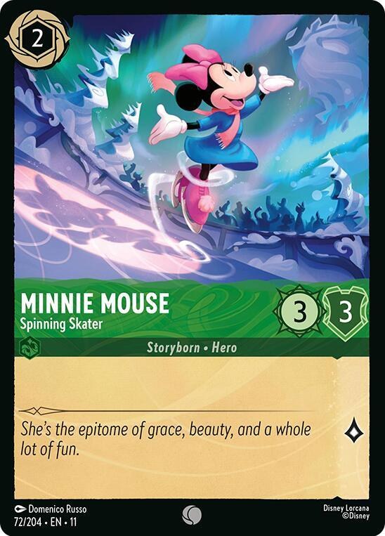 Minnie Mouse - Spinning Skater - Cold Foil