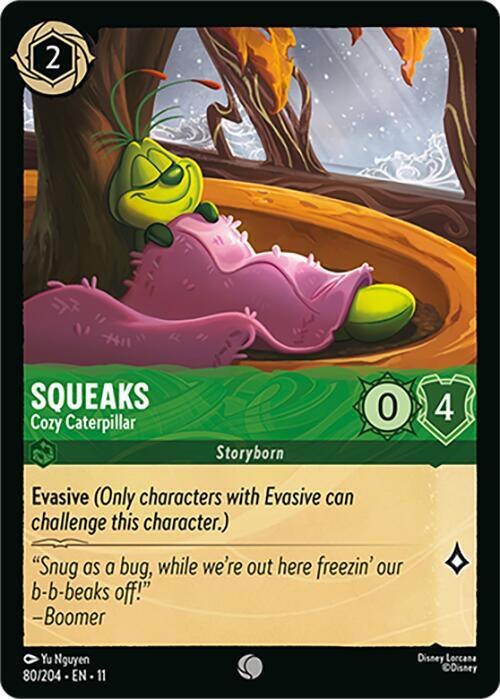 Squeaks - Cozy Caterpillar - Cold Foil