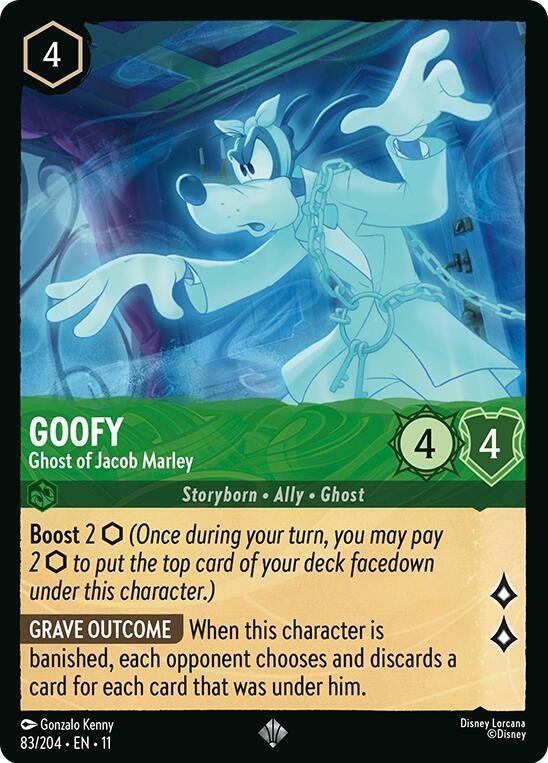 Goofy - Ghost of Jacob Marley - Cold Foil