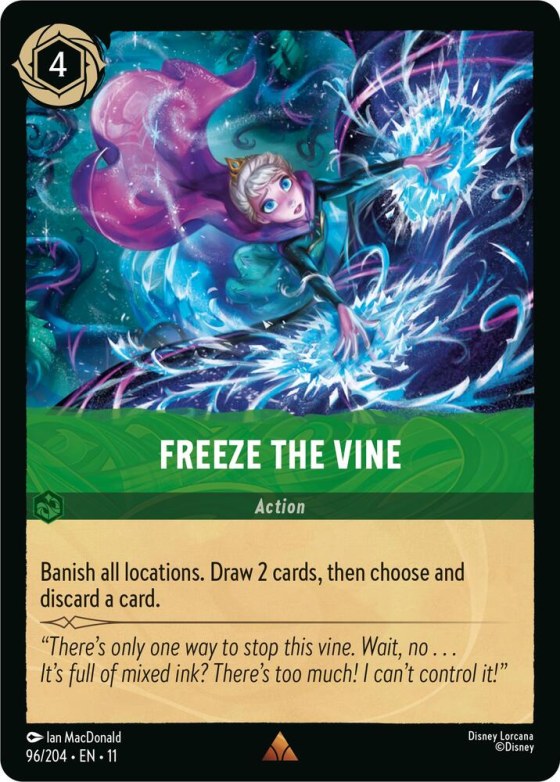Freeze the Vine - Cold Foil