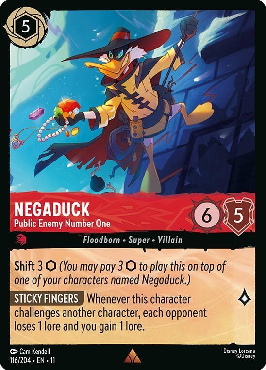 Negaduck - Public Enemy Number One - Cold Foil