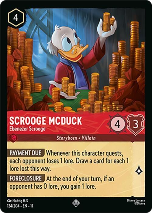 Scrooge McDuck - Ebenezer Scrooge - Cold Foil