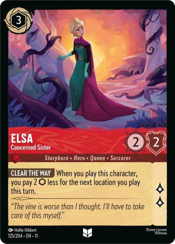 Elsa - Concerned Sister - Cold Foil