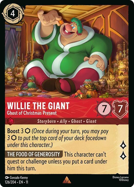Willie the Giant - Ghost of Christmas Present - Cold Foil