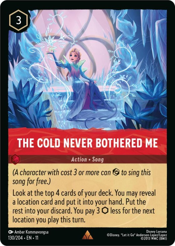 The Cold Never Bothered Me - Cold Foil