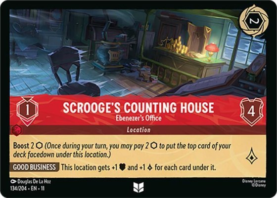 Scrooge's Counting House - Ebenezer's Office - Cold Foil