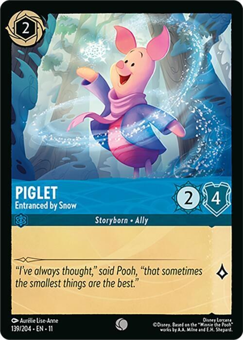 Piglet - Entranced by Snow - Cold Foil