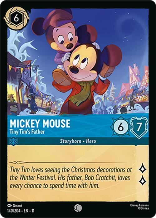 Mickey Mouse - Tiny Tim's Father - Cold Foil