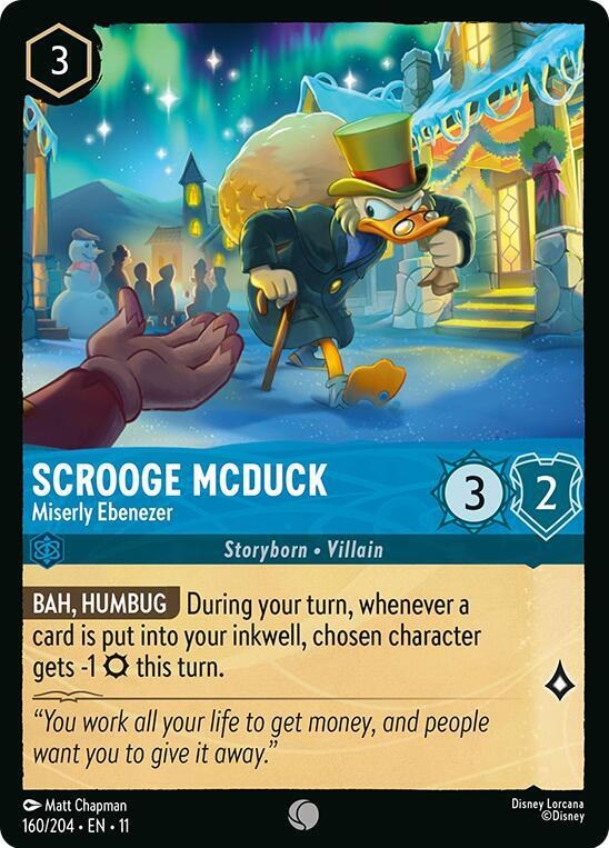 Scrooge McDuck - Miserly Ebenezer - Cold Foil