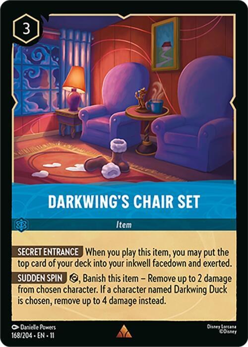 Darkwing's Chair Set - Cold Foil
