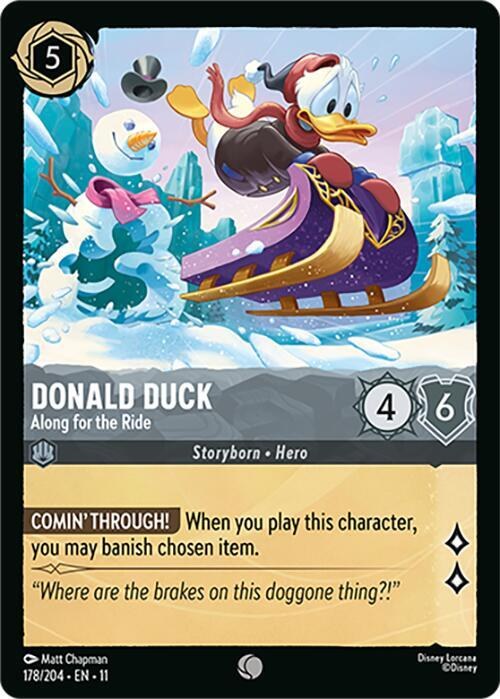 Donald Duck - Along for the Ride - Cold Foil