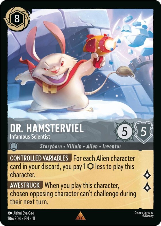 Dr. Hamsterviel - Infamous Scientist - Cold Foil