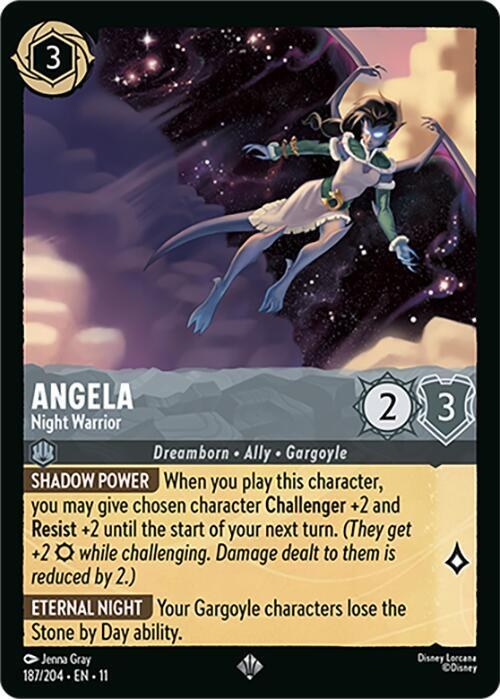 Angela - Night Warrior - Cold Foil