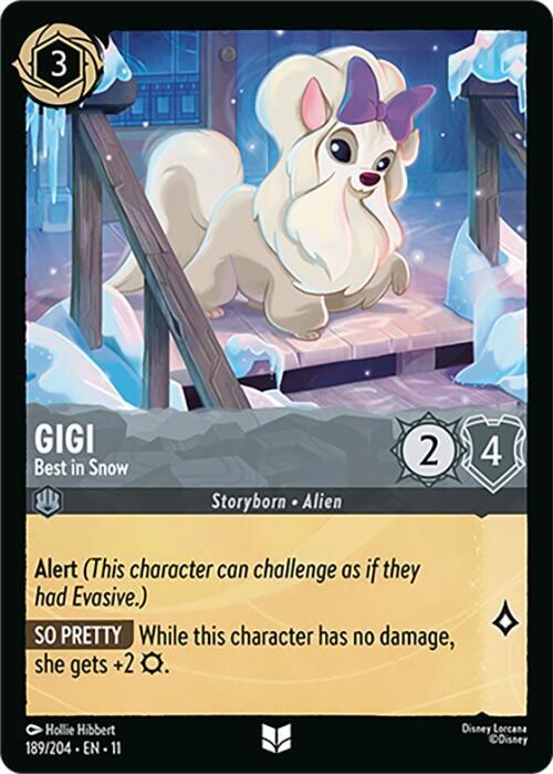 Gigi - Best in Snow - Cold Foil