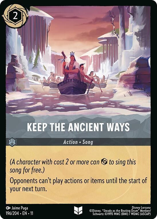 Keep the Ancient Ways - Cold Foil