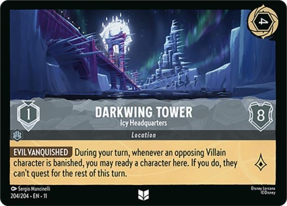 Darkwing Tower - Icy Headquarters - Cold Foil