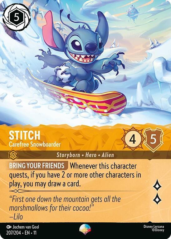 Stitch - Carefree Snowboarder