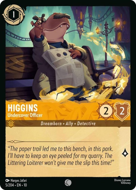 Higgins - Undercover Officer - Cold Foil