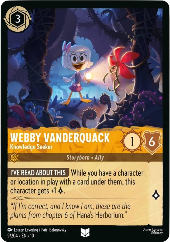 Webby Vanderquack - Knowledge Seeker - Cold Foil
