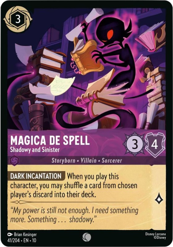 Magica De Spell - Shadowy and Sinister - Cold Foil
