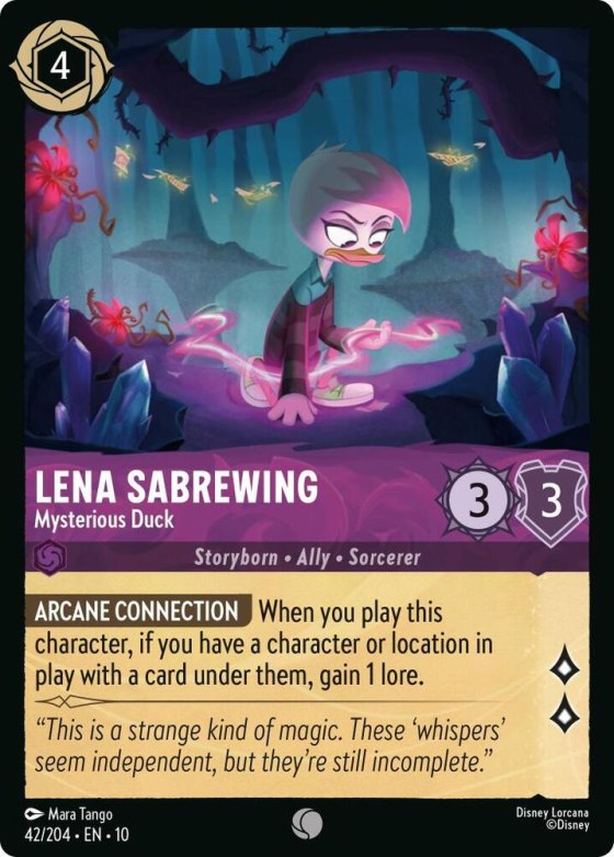 Lena Sabrewing - Mysterious Duck - Cold Foil